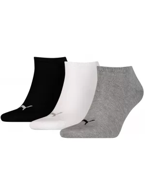 Socken PUMA SNEAKER PLAIN 3P GRAU