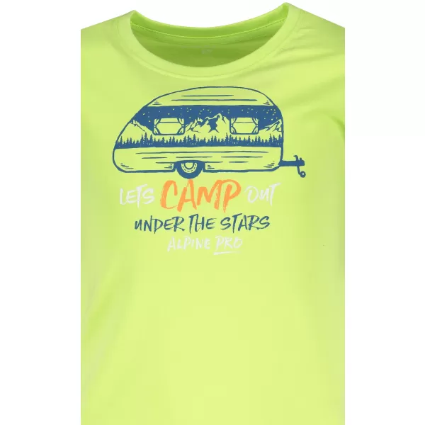  T -Shirt ALPINE PRO MATTERO 3 KTST313 GRÜN 