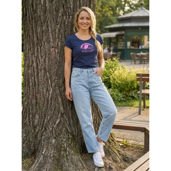 Damen-T-Shirt ALTISPORT ALW044122 MITTERNACHTSBLAU 