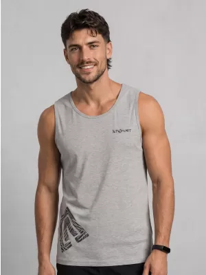 Herren-Tanktop ALTISPORT ALM013142 DUNKELGRAUE HIGHLIGHTS