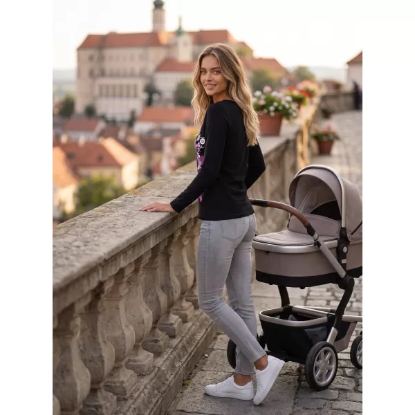 Dámské triko s dlouhým rukávem ALTISPORT CARRYOVER ALW029169 ČERNORŮŽOVÁ 