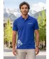 Herren-T-Shirt mit Kragen ALTISPORT ALM013203 KÖNIGSBLAU