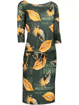 Kleid NUMOCO A13-123 GRÜN