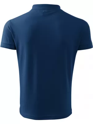 Herren-T-Shirt mit Kragen MALFINI PIQUE POLO 203 MITTERNACHTSBLAU