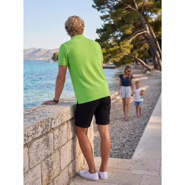  Herren-T-Shirt mit Kragen ALTISPORT ALM013203 APFELGRÜN 