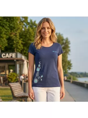 Damen-T-Shirt ALTISPORT ALW055122 MITTERNACHTSBLAU