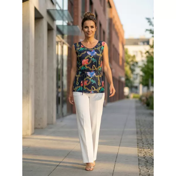  Damen-Tanktop KIXMI LANGLEY DUNKELBLAU 