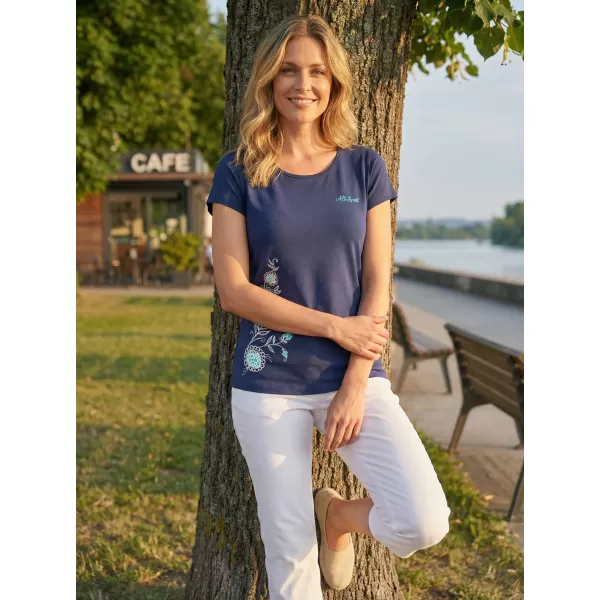  Damen-T-Shirt ALTISPORT ALW055122 MITTERNACHTSBLAU 