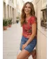 Damen-T-Shirt KIXMI LAILA ROT