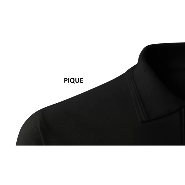  Herren-T-Shirt mit Kragen ALTISPORT ALM013203 SCHWARZ UND WEIß 