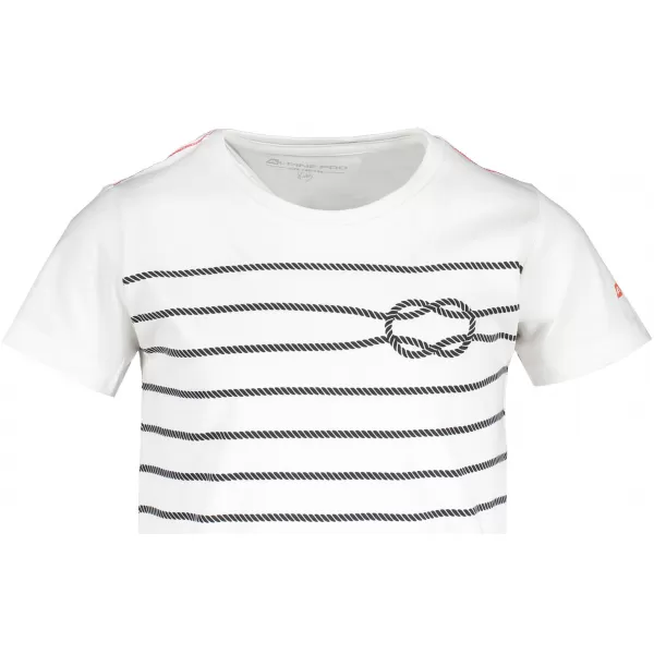  T -Shirt ALPINE PRO MARINO 2 KTST316 WEIß 