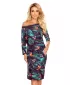 Kleid NUMOCO A13-119 GRÜNES MUSTER