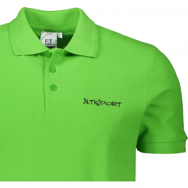  Herren-T-Shirt mit Kragen ALTISPORT ALM013203 APFELGRÜN 