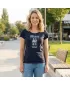 Damen-T-Shirt ALTISPORT ALW049122 MARINEBLAU/SILBER