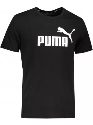 Herren-T-Shirt PUMA ESS LOGO TEE PUMA SCHWARZ