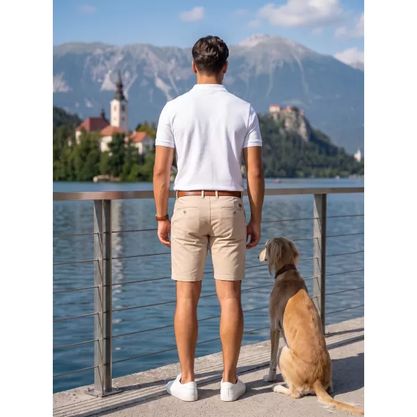  Herren-T-Shirt mit Kragen ALTISPORT ALM013203 WEIß 
