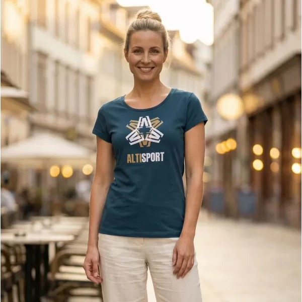  Damen-T-Shirt ALTISPORT ALW046122 KEROSIN 