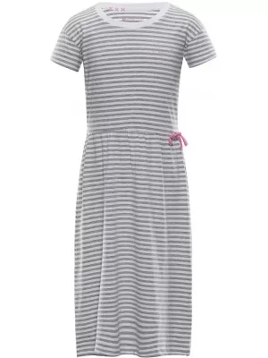 Mädchenkleid ALPINE PRO TRANGO KSKT084 HELLGRAU