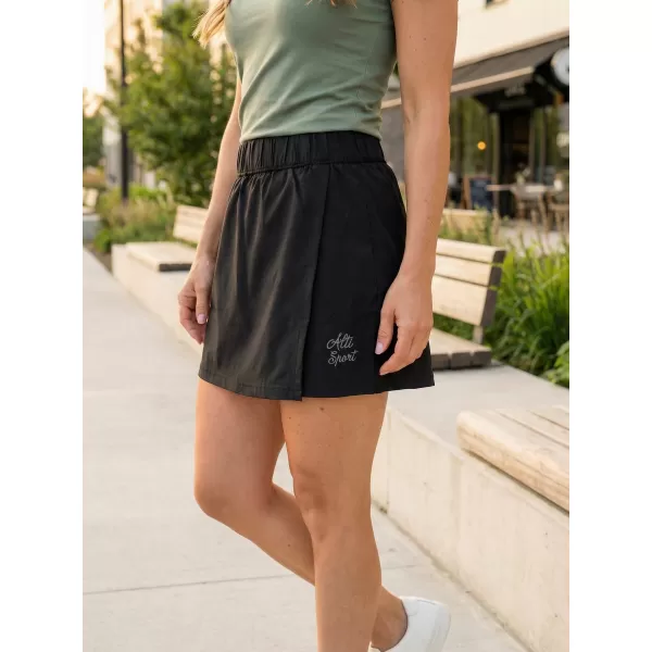  Sportrock für Damen ALTISPORT OMENA LSKT348 SCHWARZ 