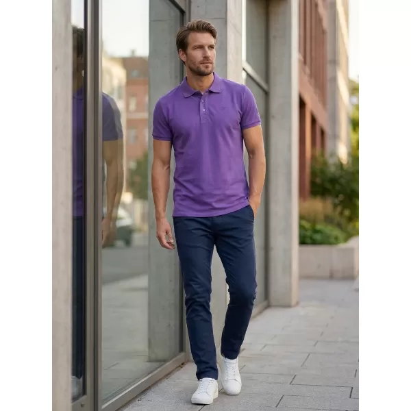  Herren-T-Shirt KIXMI LOUIS LILA 