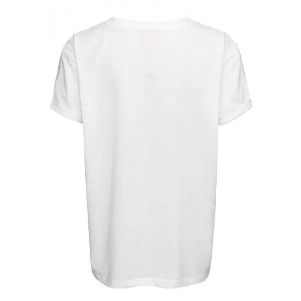  Girl's T -Shirt mit kurzen Ärmeln SAM 73 MELANIE GT 551 WEIß 
