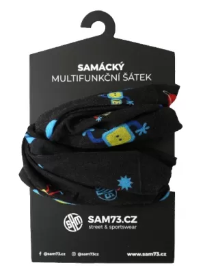 Multifunktionstuch für Jungen SAM 73 BENNY UN 106 SCHWARZ