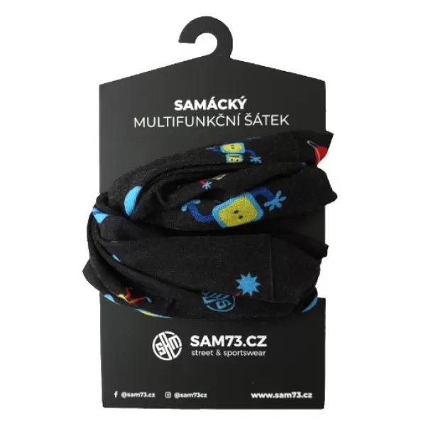  Multifunktionstuch für Jungen SAM 73 BENNY UN 106 SCHWARZ 