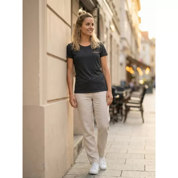  Damen-T-Shirt ALTISPORT RISTA LTST769 SCHWARZ 