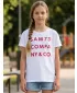 Girl's T -Shirt mit kurzen Ärmeln SAM 73 MELANIE GT 551 WEIß