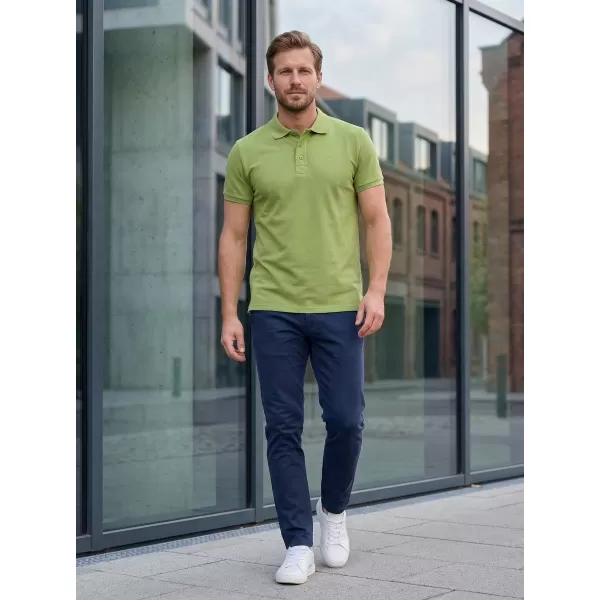  Herren-T-Shirt KIXMI LOUIS GRÜN 