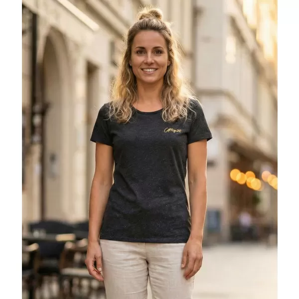  Damen-T-Shirt ALTISPORT RISTA LTST769 SCHWARZ 