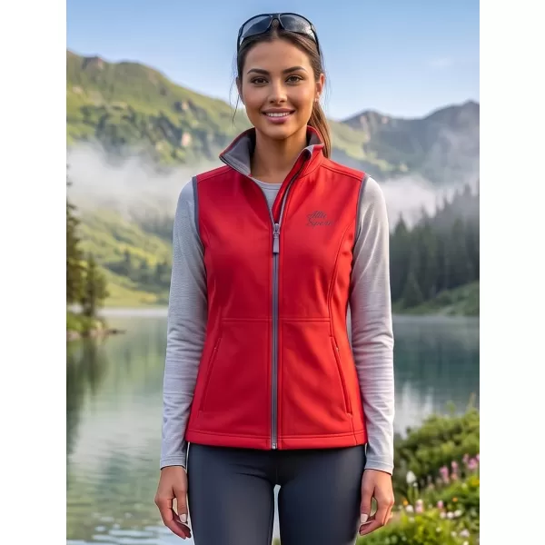  Softshellweste für Damen ALTISPORT ALW056516 ROT 