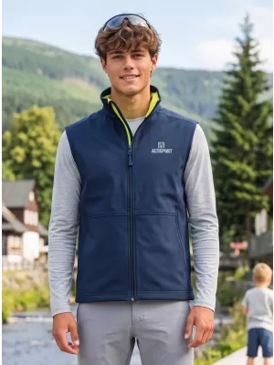 Herren-Softshellweste ALTISPORT ALM006517 NAVY BLAU