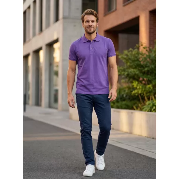  Herren-T-Shirt KIXMI LOUIS LILA 