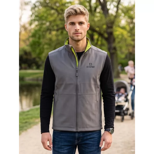  Herren-Softshellweste ALTISPORT ALM006517 STAHLGRAU 