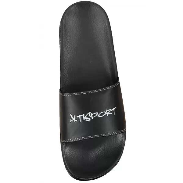  Herrenhausschuhe ALTISPORT MELOT MBTT264 SCHWARZ 