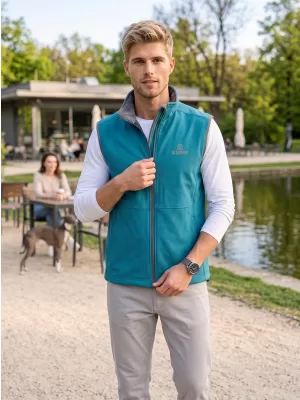 Herren-Softshellweste ALTISPORT ALM006517 DUNKLES TÜRKIS