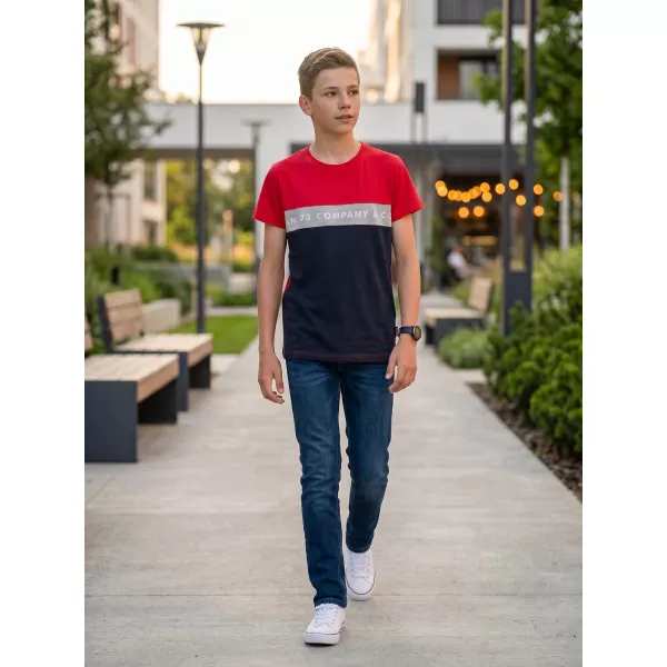  Boy T -Shirt mit kurzen Ärmeln SAM 73 TYLER BT 548 ROT 