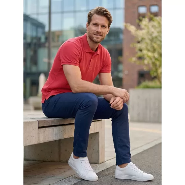  Herren-T-Shirt KIXMI LOUIS ROT 