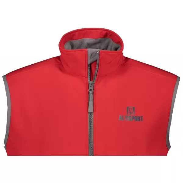  Herren-Softshellweste ALTISPORT ALM006517 ROT 