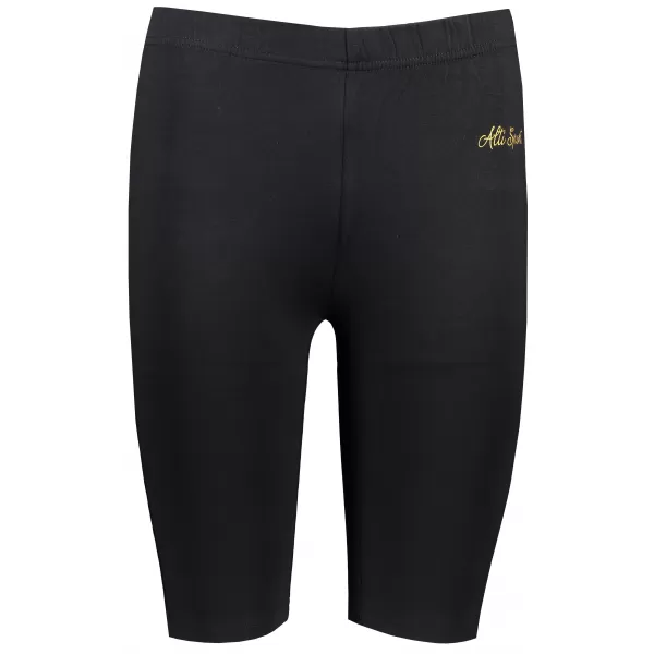  Elastische Damenshorts ALTISPORT GARKA LPAT530 SCHWARZ 