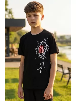 Kinder-T-Shirt ALTISPORT ALK027138 SCHWARZ