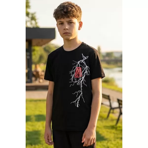  Kinder-T-Shirt ALTISPORT ALK027138 SCHWARZ 