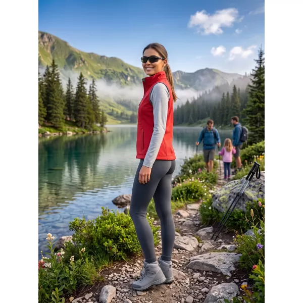  Softshellweste für Damen ALTISPORT ALW056516 ROT 