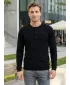 Herrenpullover KIXMI LAMONT SCHWARZ
