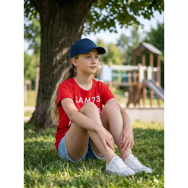  Girl's T -Shirt mit kurzen Ärmeln SAM 73 MELANIE GT 551 ROT 