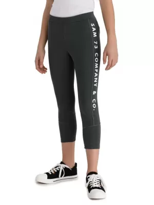 7/8 Leggings des Mädchens SAM 73 JENNY GS 527 SCHWARZ