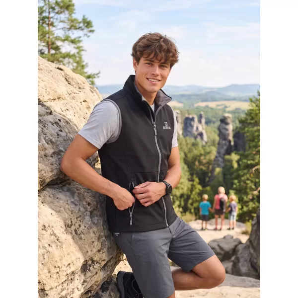  Herren-Softshellweste ALTISPORT ALM006517 SCHWARZ 