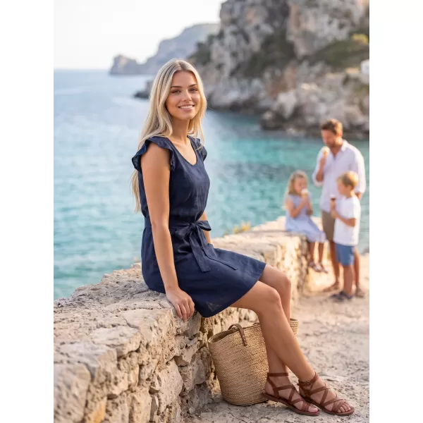  Kleid KIXMI LESLIE DUNKELBLAU 