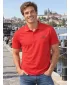 Herren-Funktions-T-Shirt mit Kragen ALTISPORT ALM006217 ROT